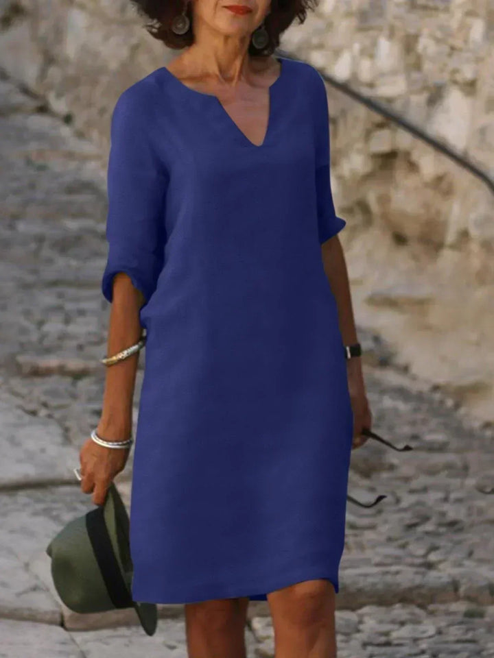 MMuse™ | Elegant Dress with V-Neck