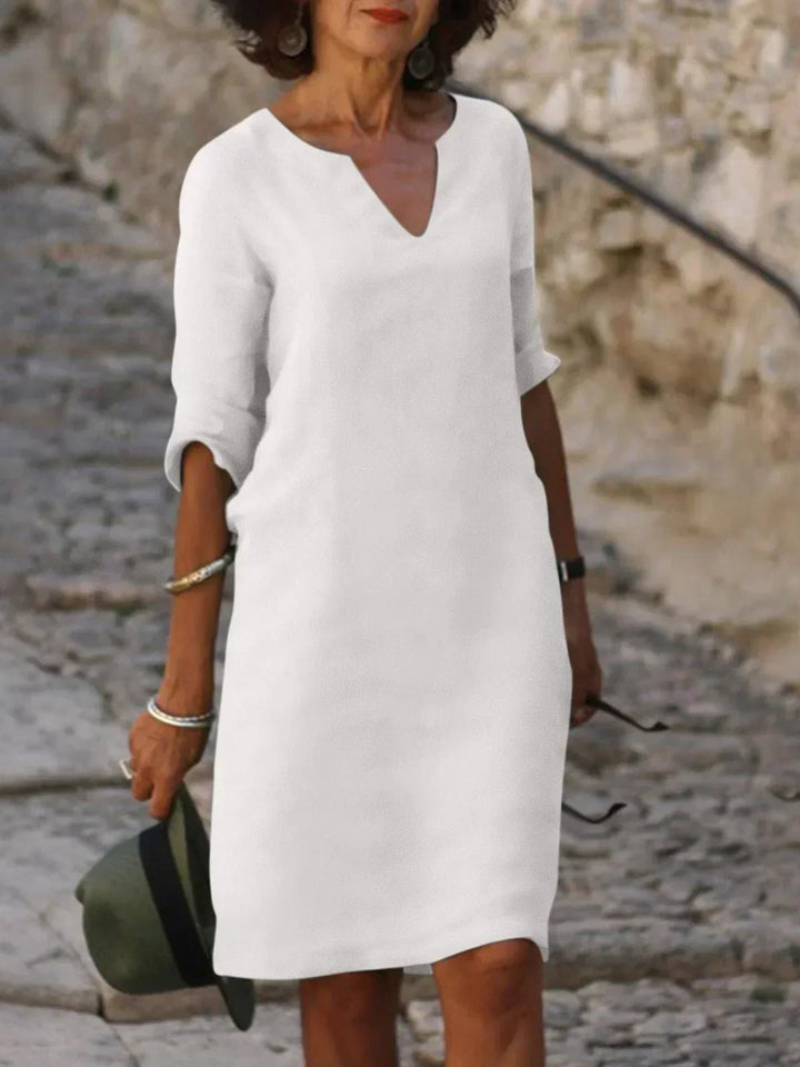 MMuse™ | Elegant Dress with V-Neck
