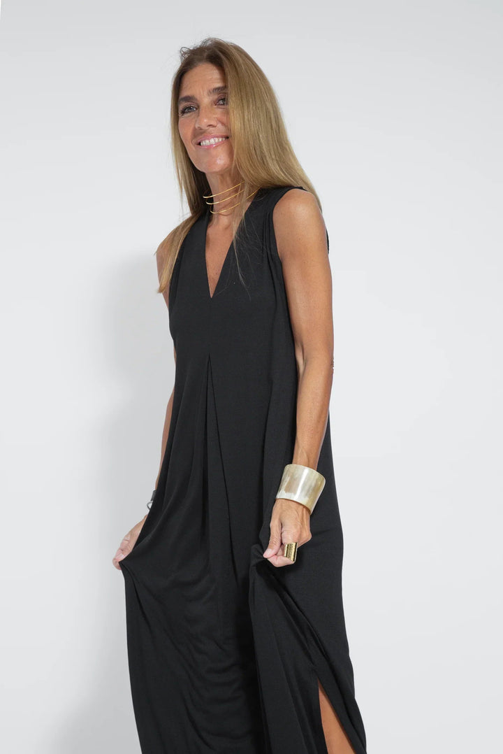 Carmela | Elegant Long Dress with Cardigan
