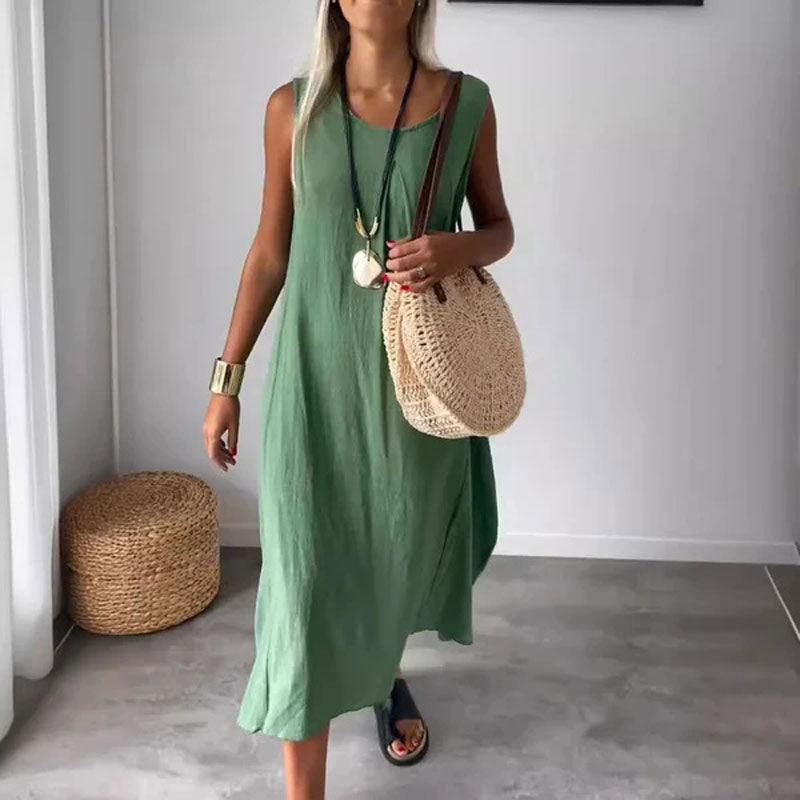 Noemi | Casual Sleeveless Dress with Pockets