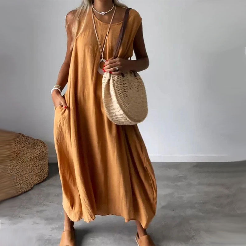 Noemi | Casual Sleeveless Dress with Pockets